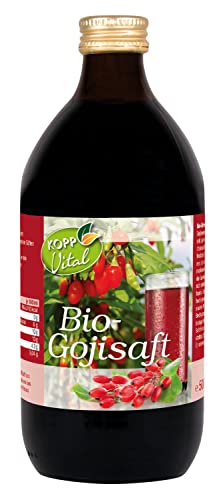 KOPP Vital® Bio-Gojisaft | Direktsaft | 500ml | Bio-Qualität | schmeckt süß