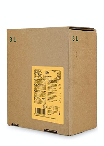 KoRo - Bio Sanddorn Saft Bag-in-Box 3 l - 100 % Direktsaft aus Bio Sanddorn ohne Zuckerzusatz und künstliche Zusätze in der Vorteilspackung