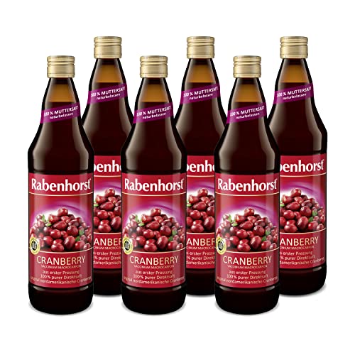 Rabenhorst Cranberry Muttersaft, 6er Pack (6 x 0.7 l)